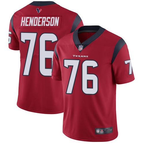Houston Texans Limited Red Men Seantrel Henderson Alternate Jersey NFL Football #76 Vapor Untouchable->houston texans->NFL Jersey